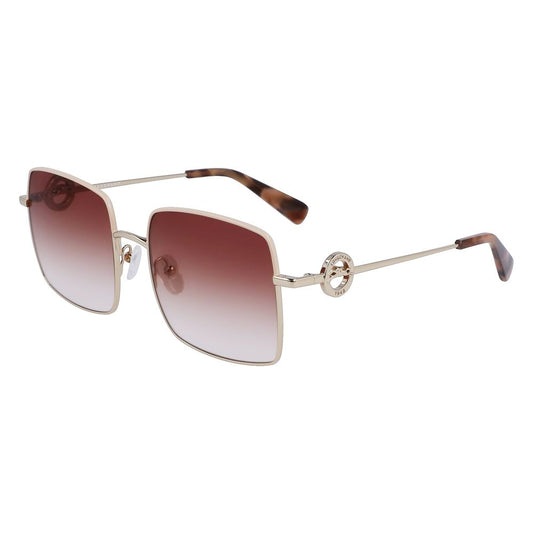 Longchamp Golden Metal Sunglasses