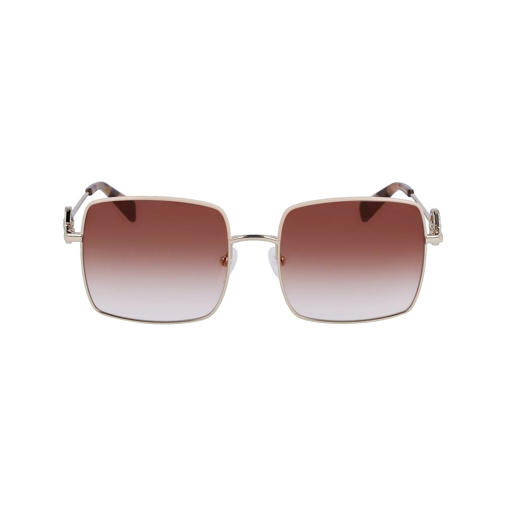 Longchamp Golden Metal Sunglasses