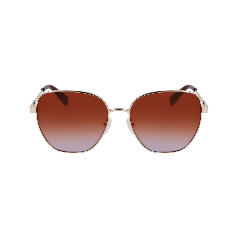 Longchamp Golden Metal Sunglasses