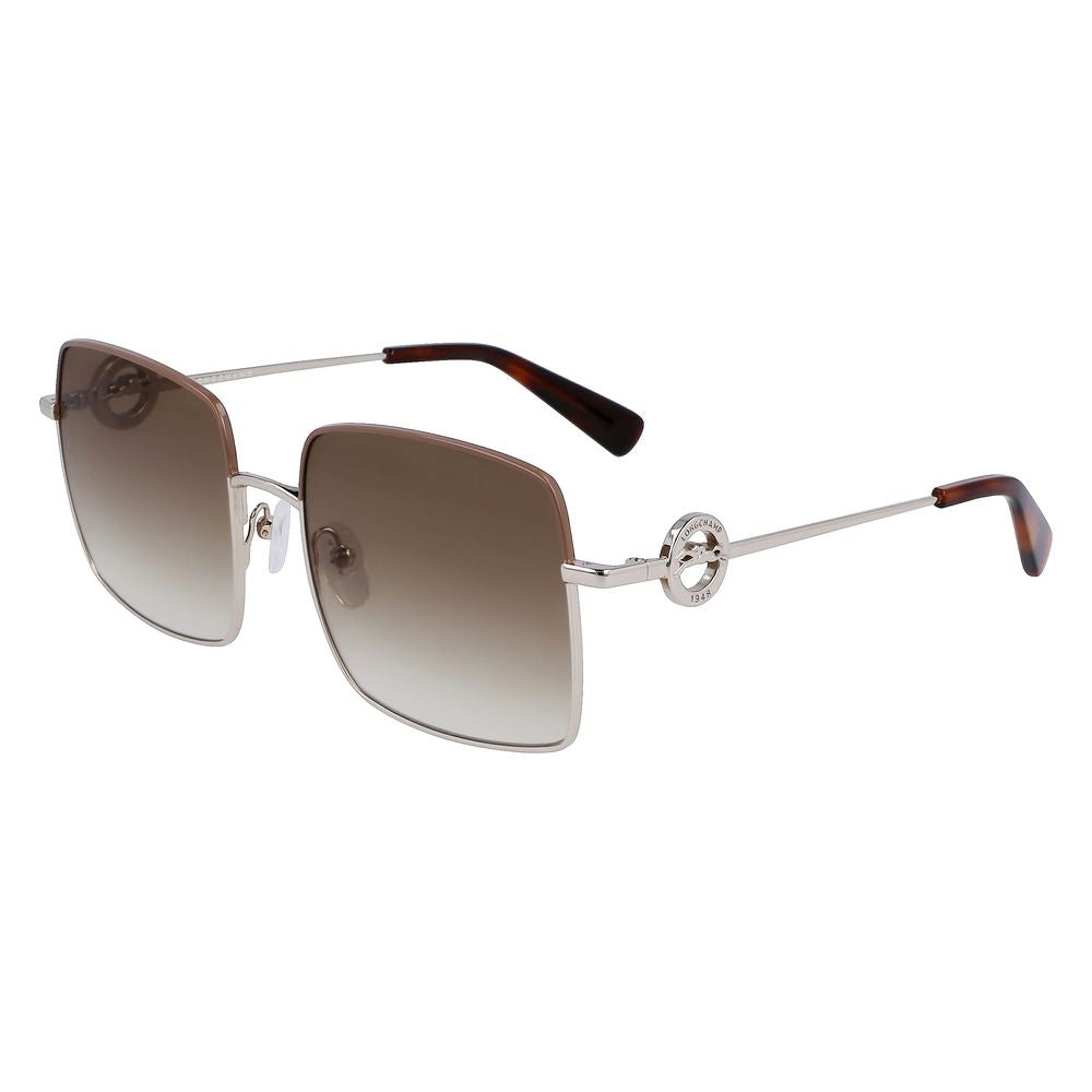 Longchamp Golden Metal Sunglasses