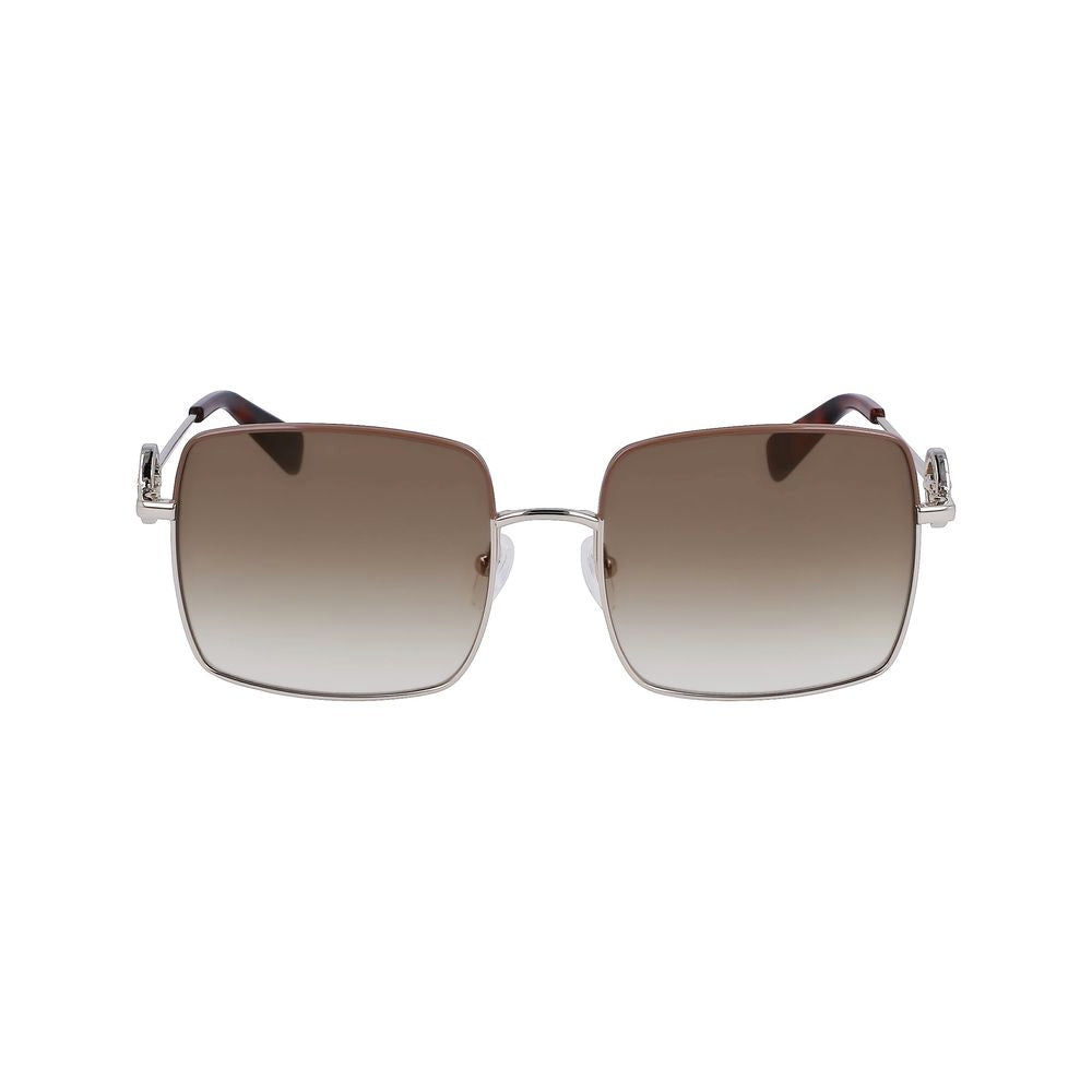 Longchamp Golden Metal Sunglasses