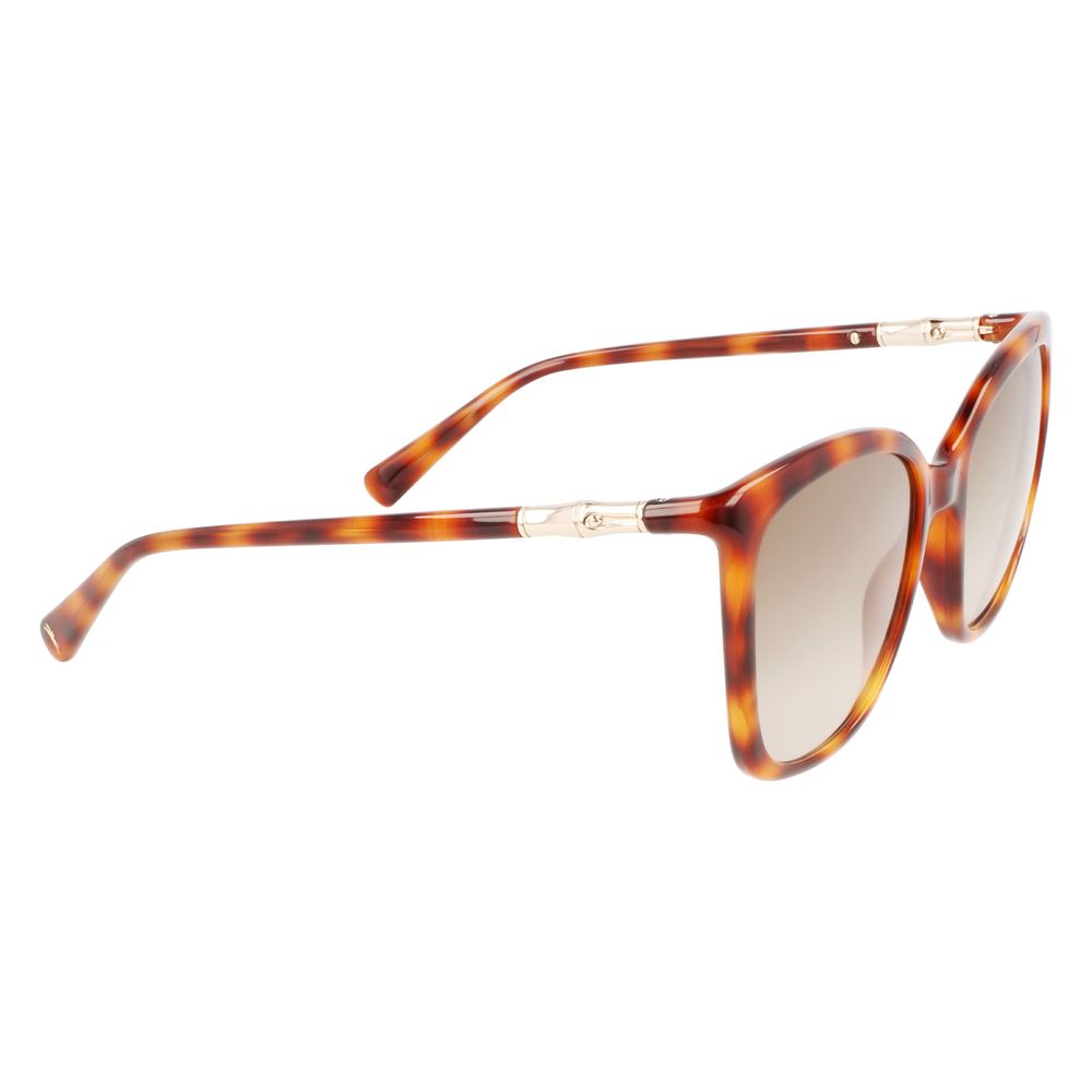 Longchamp brown sprayed sunglasses