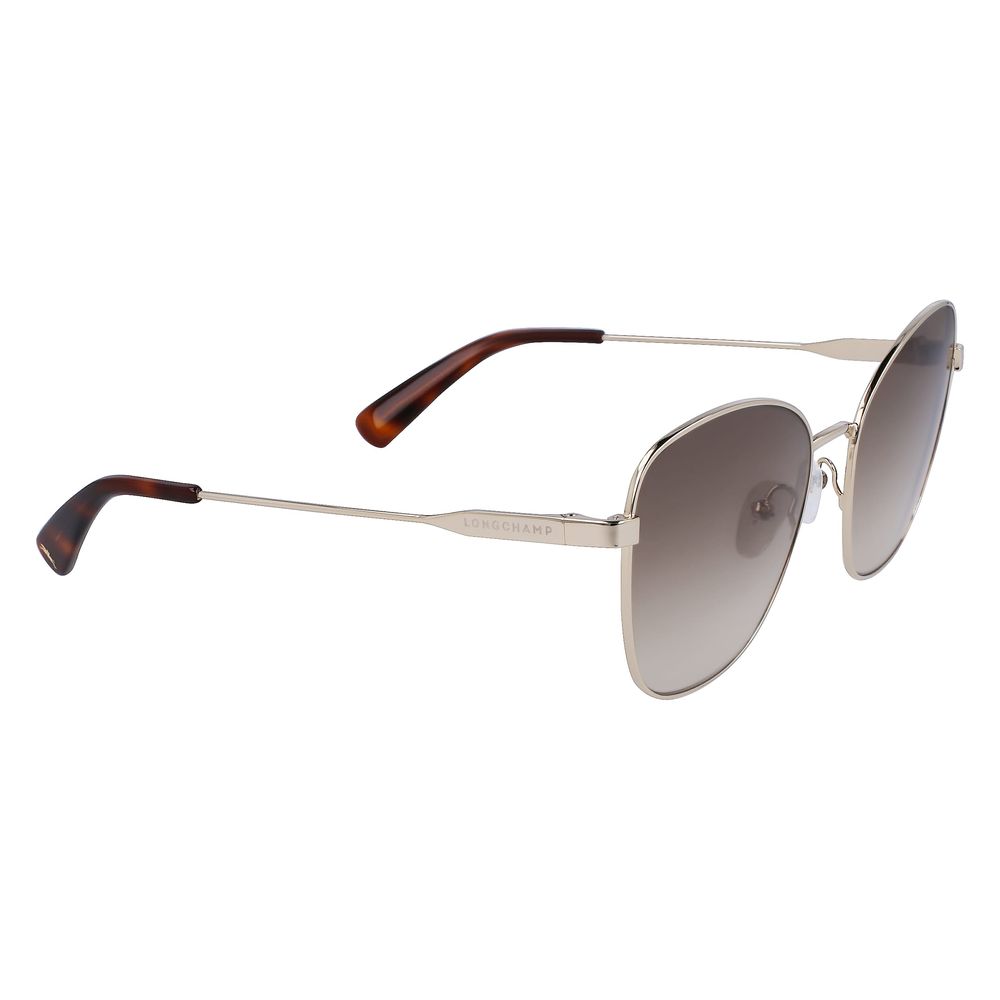 Longchamp Golden Metal Sunglasses