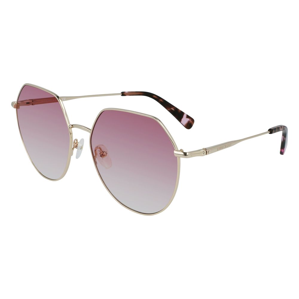 Longchamp bicolor metal sunglasses