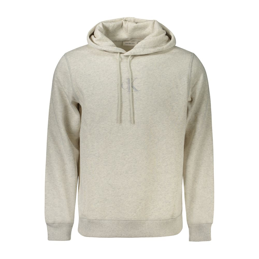 Calvin Klein Grauer Baumwollpullover für Männer