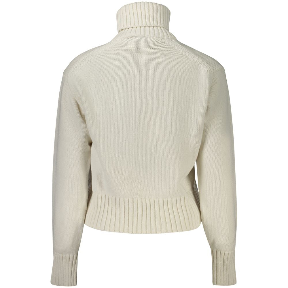 Calvin Klein Weißer Baumwollpullover für Frauen