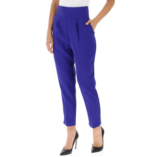 PINKO Purple Polyester Jeans &amp; Pants