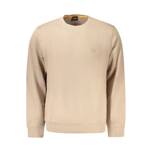 Hugo Boss Brauner Baumwollpullover für Männer