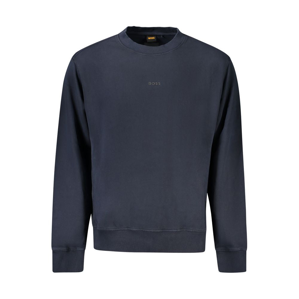 Hugo Boss Blauer Baumwollpullover für Männer