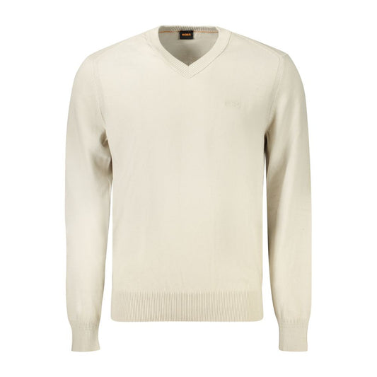 Hugo Boss Beige Baumwolle Männer Pullover