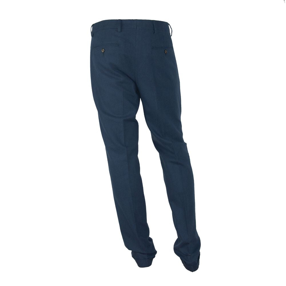 Made in Italy Blue Cotton Jeans &amp; Pants