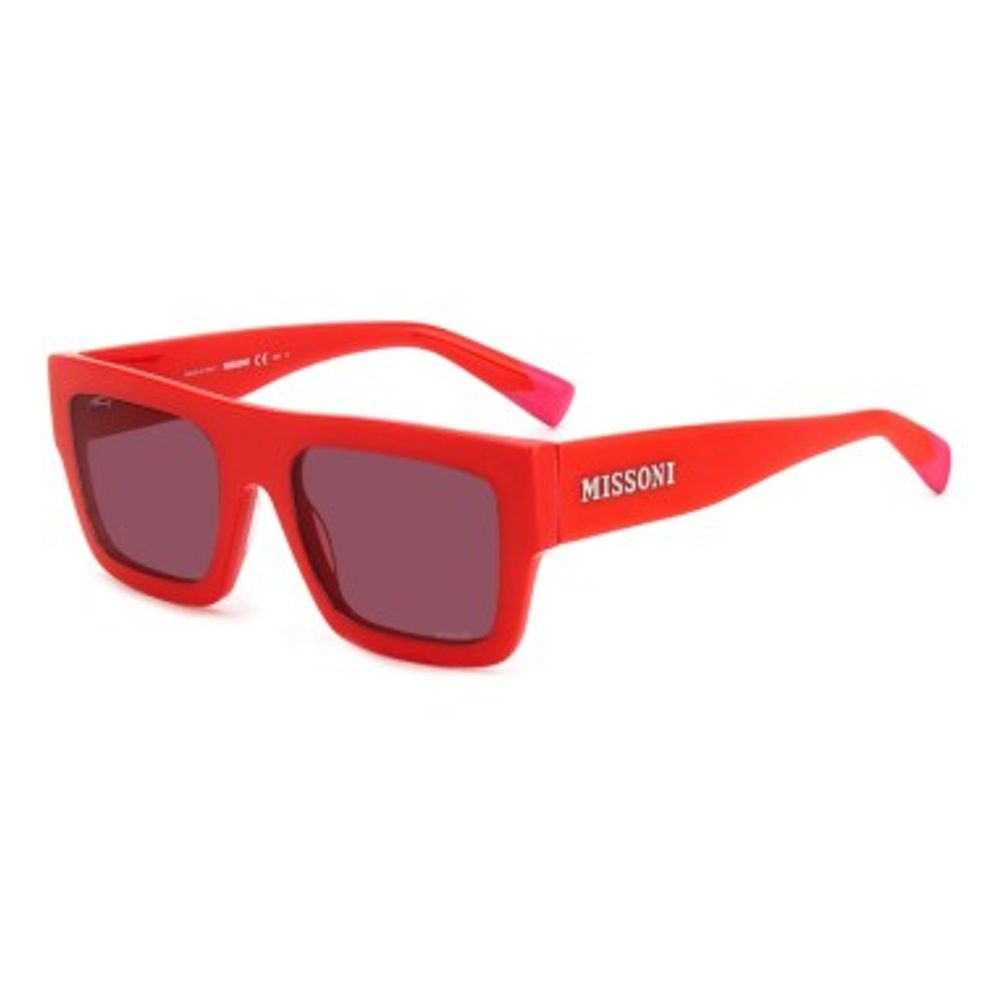 Missoni Rote Plastiksonnenbrille