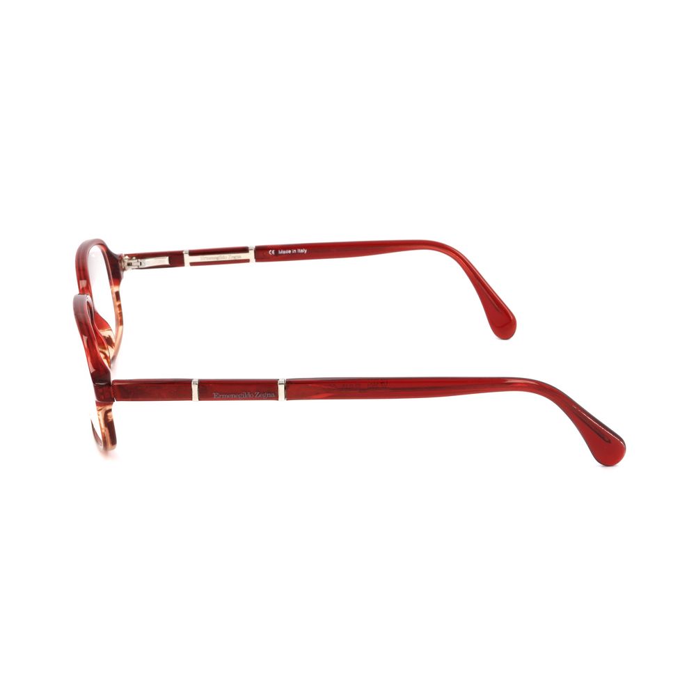 Ermenegildo Zegna Red Plastic Frame