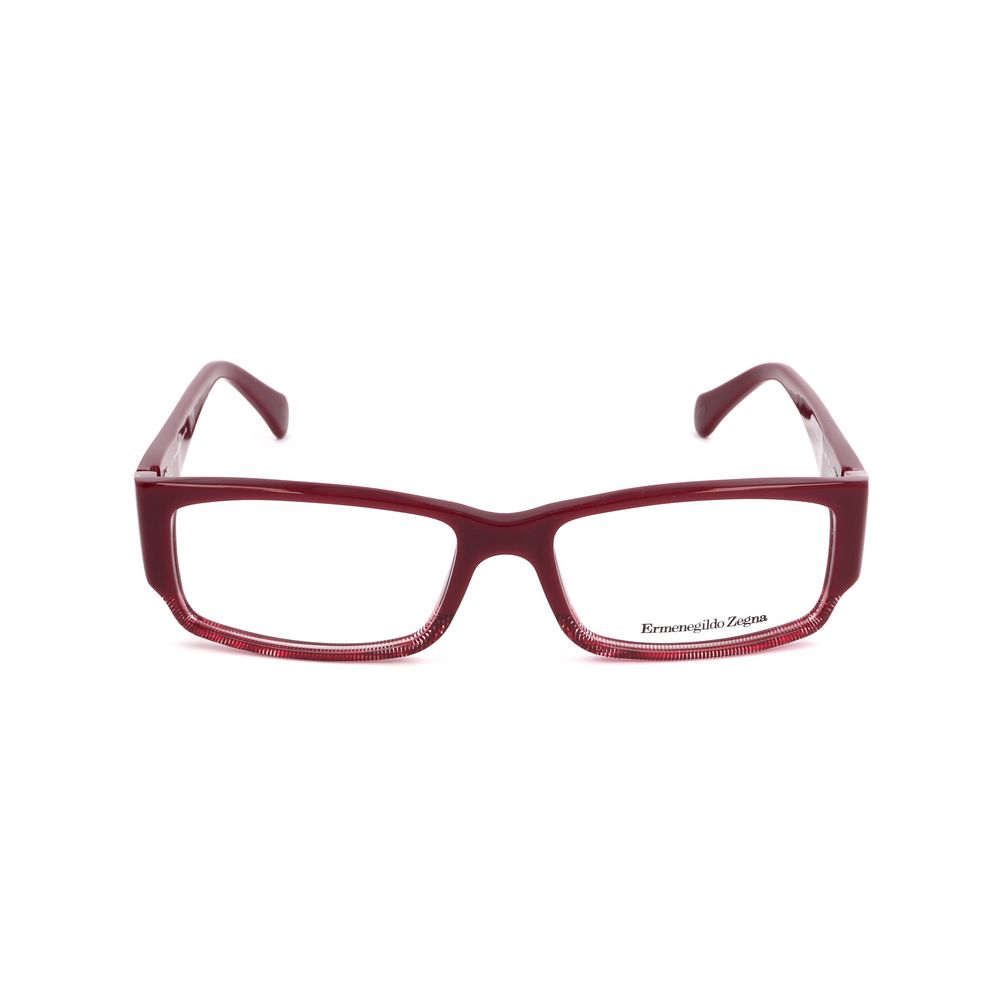 Ermenegildo Zegna Red Plastic Frame