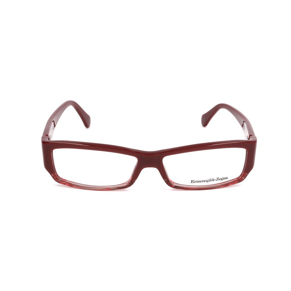 Ermenegildo Zegna Red Plastic Frame