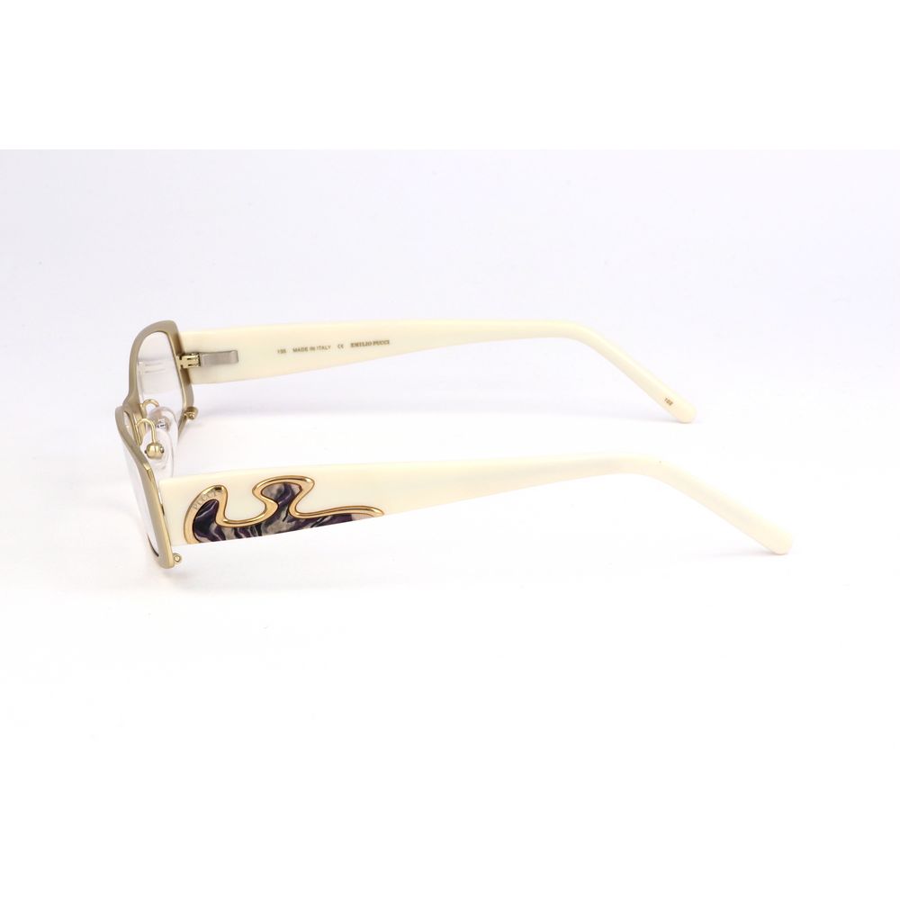 Emilio Pucci gold-colored metal frames