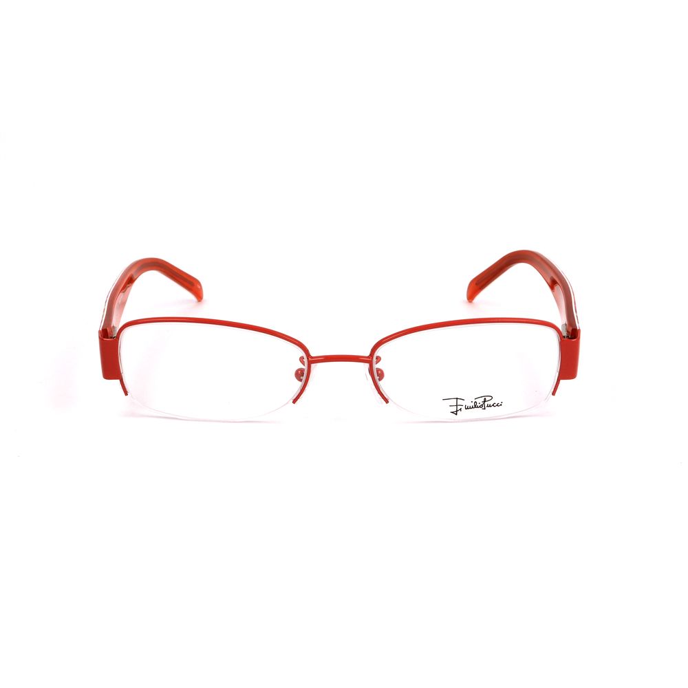 Emilio Pucci Orange Metal Frames