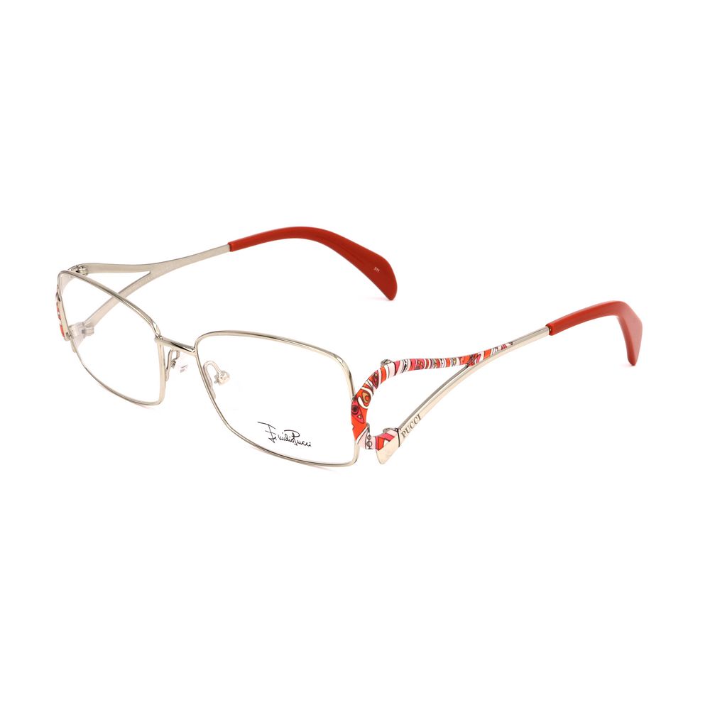 Emilio Pucci gold-colored metal frames