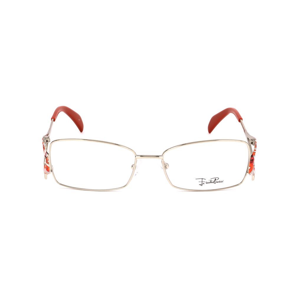 Emilio Pucci gold-colored metal frames