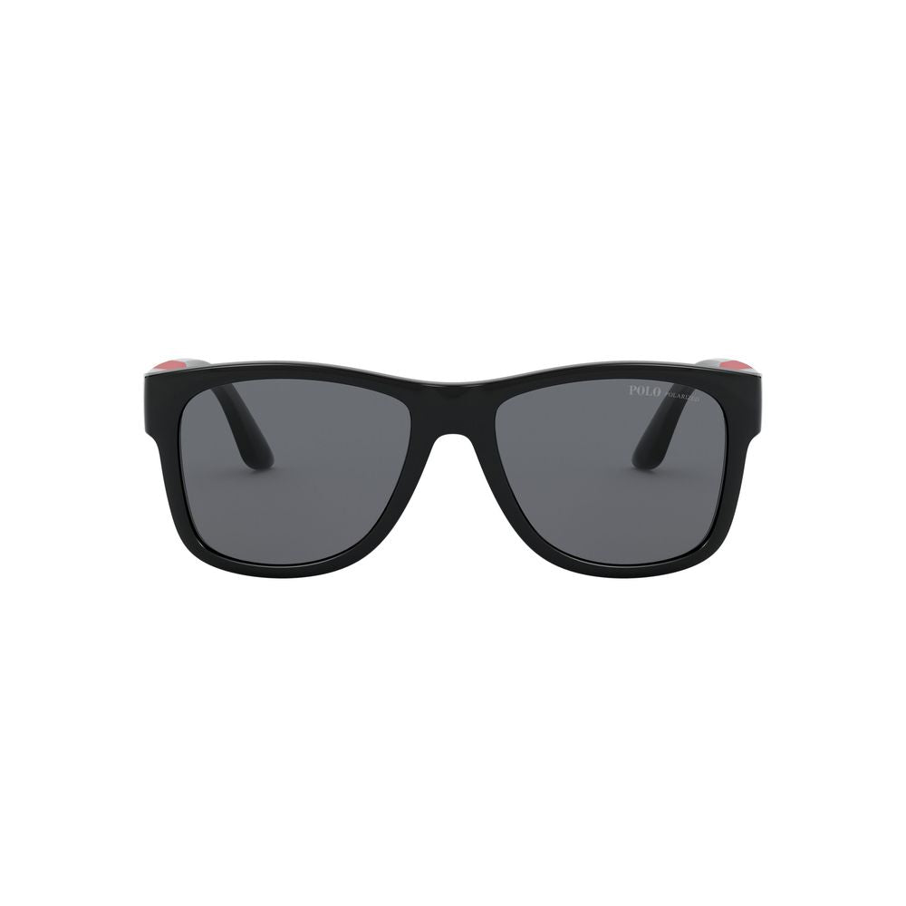 Ralph Lauren Schwarze Acetat-Sonnenbrille