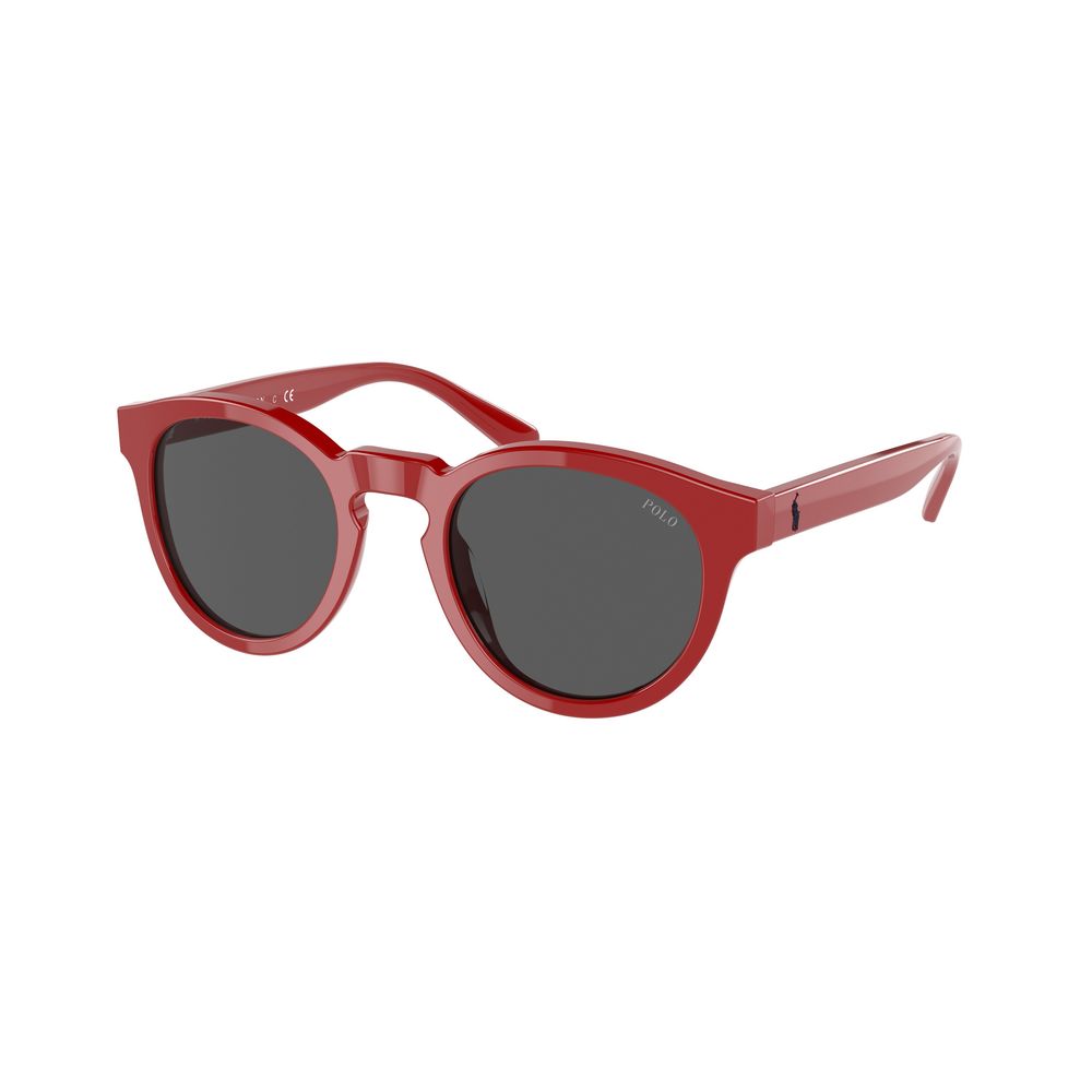 Ralph Lauren Rote Acetat-Sonnenbrille