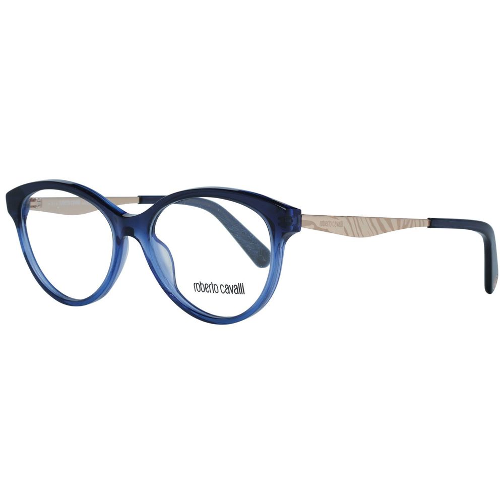 Roberto Cavalli Blue metal and plastic frames