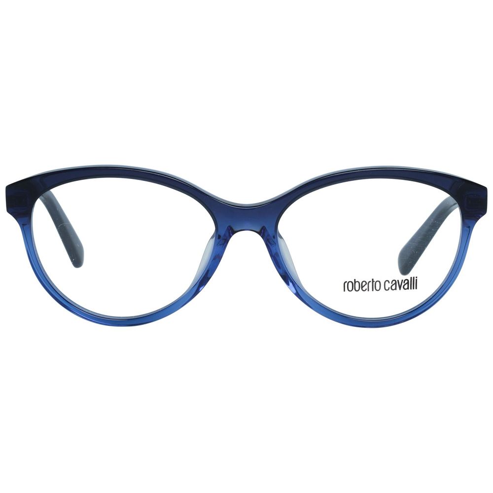 Roberto Cavalli Blue metal and plastic frames