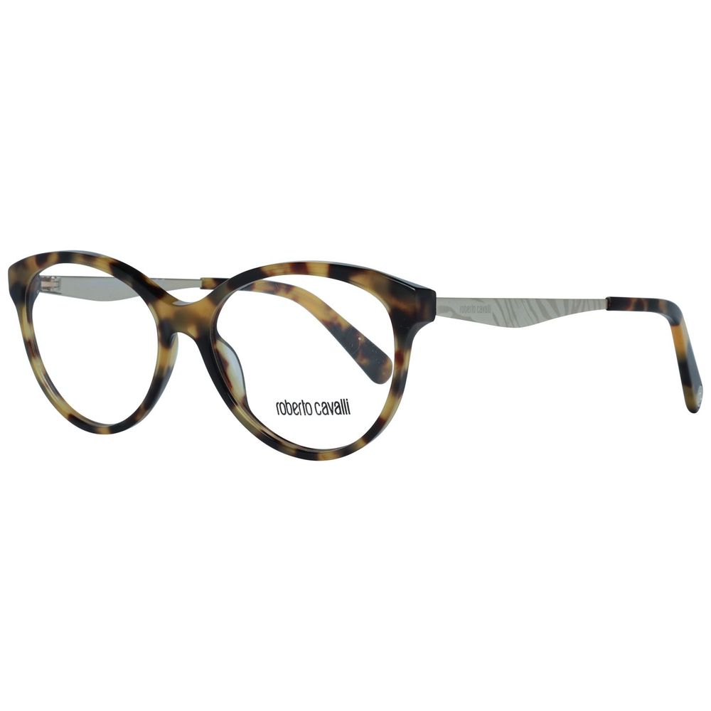 Roberto Cavalli Brown metal and plastic frames