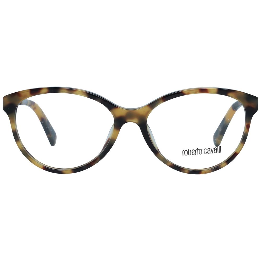 Roberto Cavalli Brown metal and plastic frames