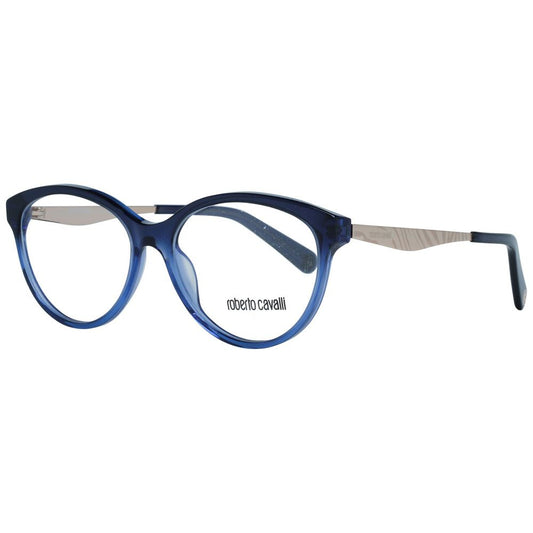 Roberto Cavalli Blue metal and plastic frames