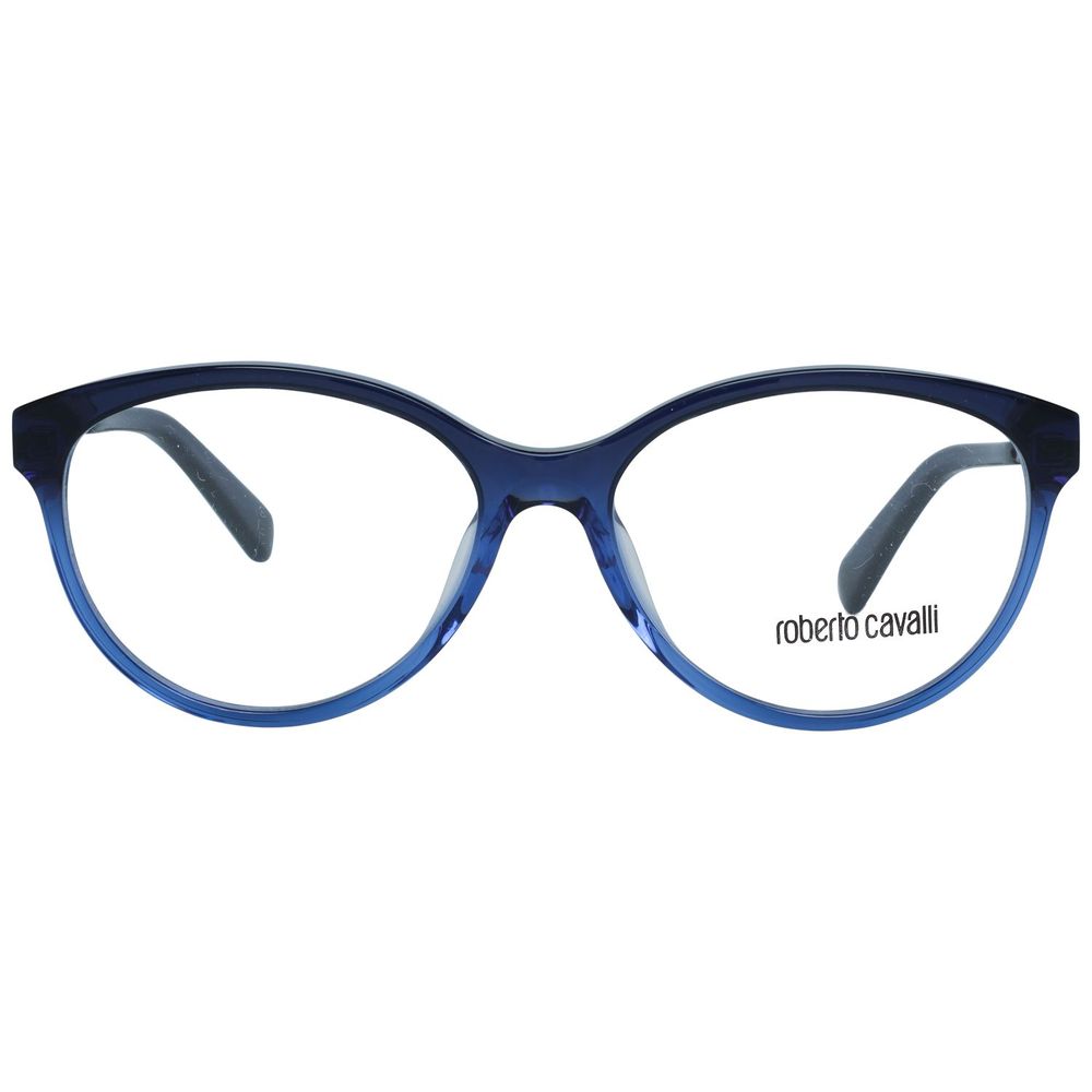 Roberto Cavalli Blue metal and plastic frames