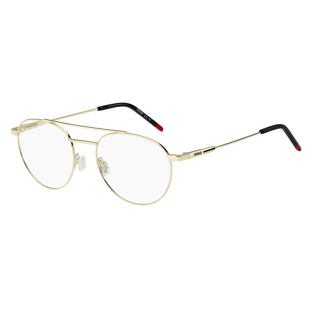 Hugo Boss gold-colored metal frames