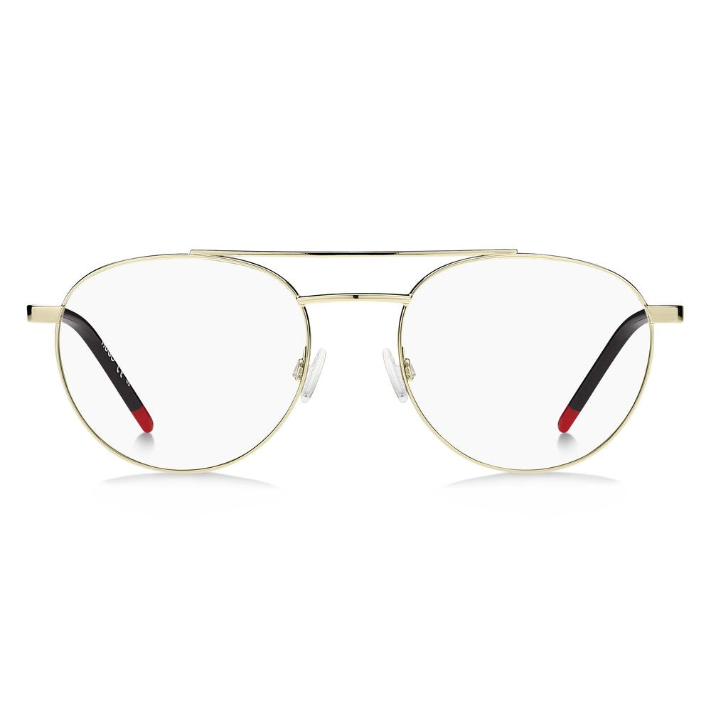 Hugo Boss gold-colored metal frames