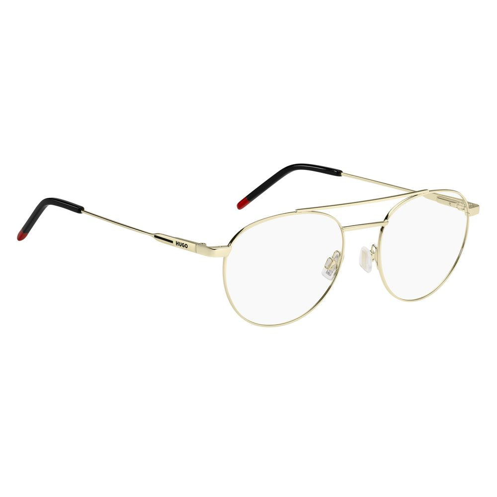 Hugo Boss gold-colored metal frames