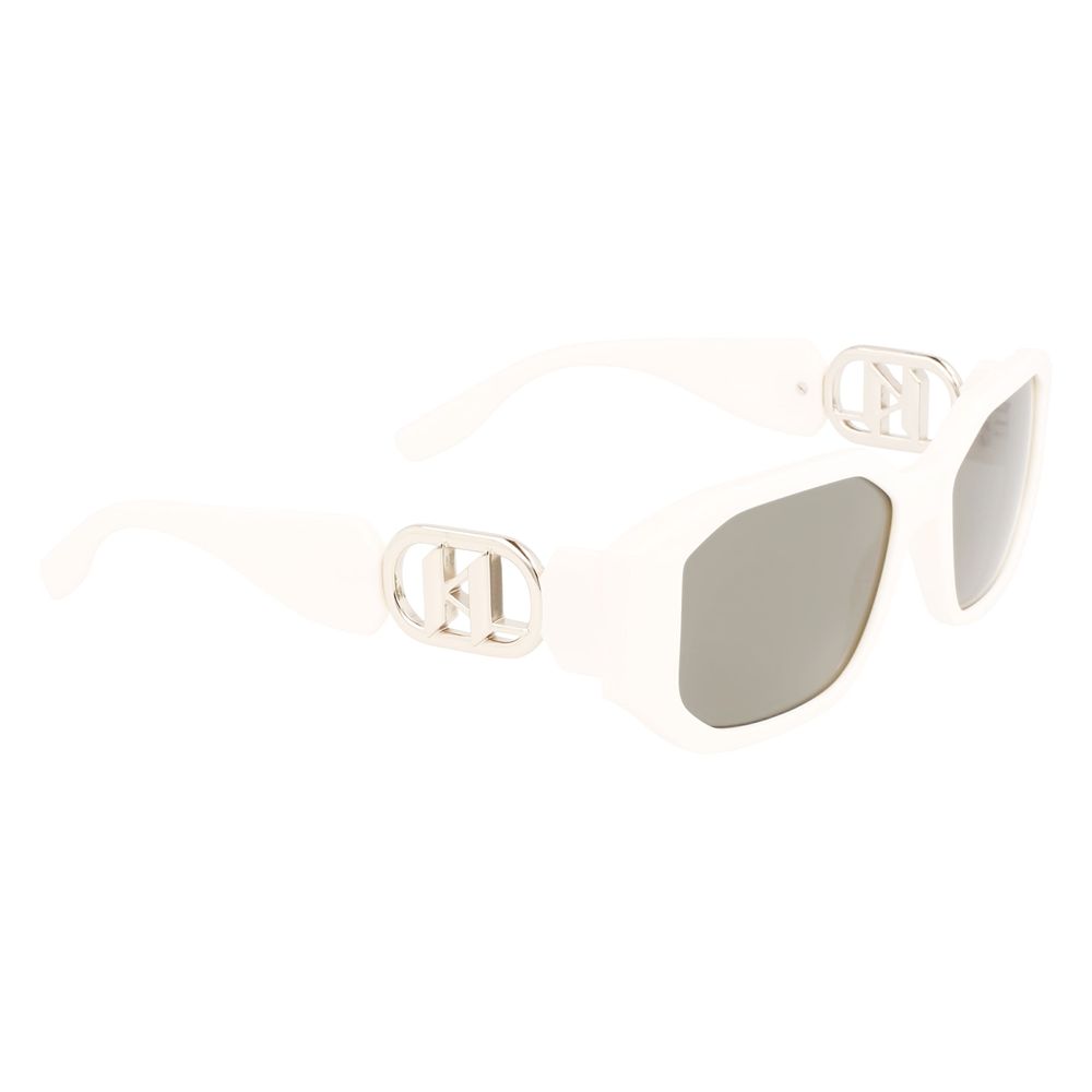 Karl Lagerfeld White Sprayed Sunglasses