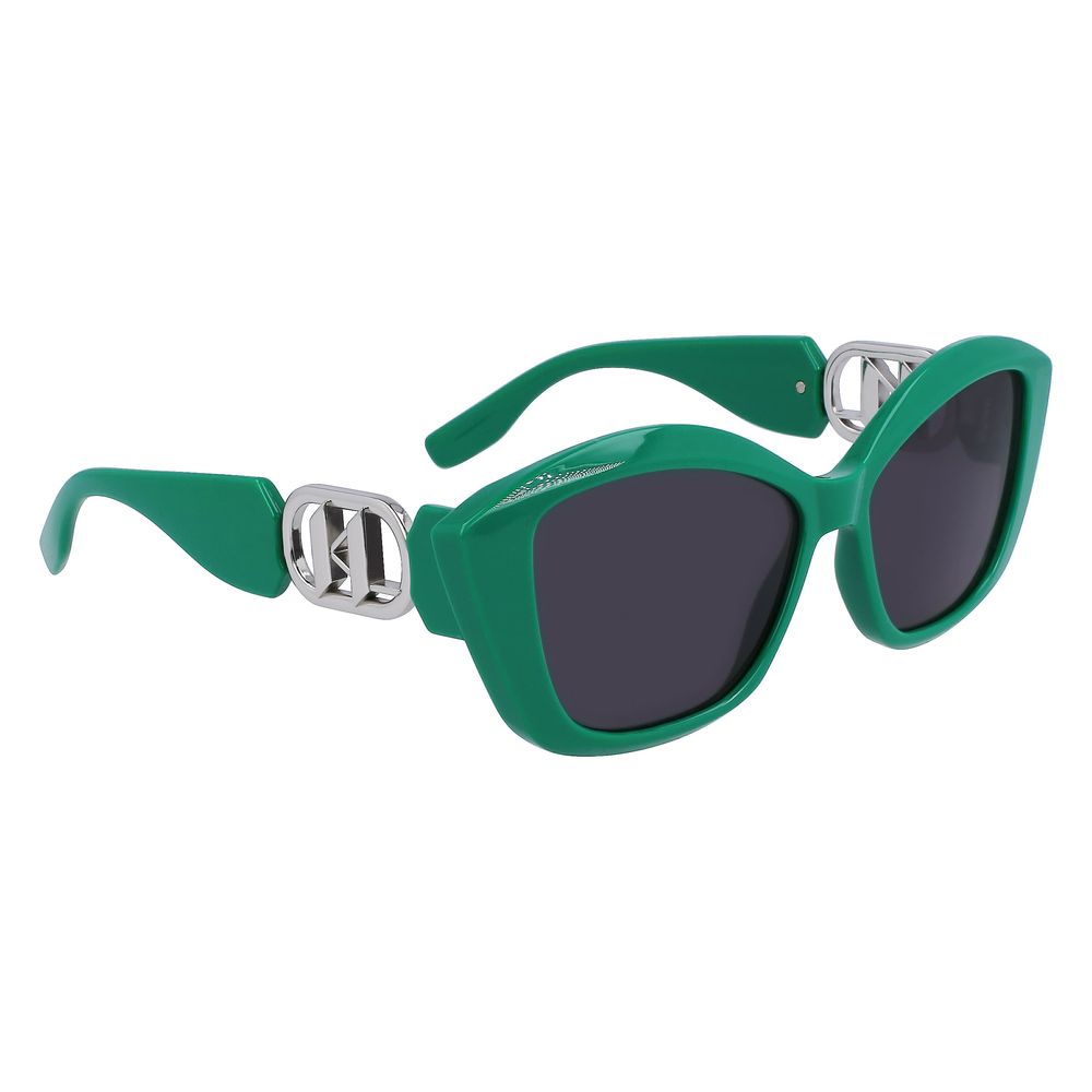 Karl Lagerfeld Green Sprayed Sunglasses