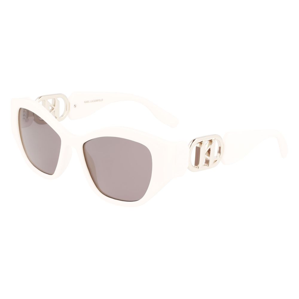 Karl Lagerfeld White Sprayed Sunglasses