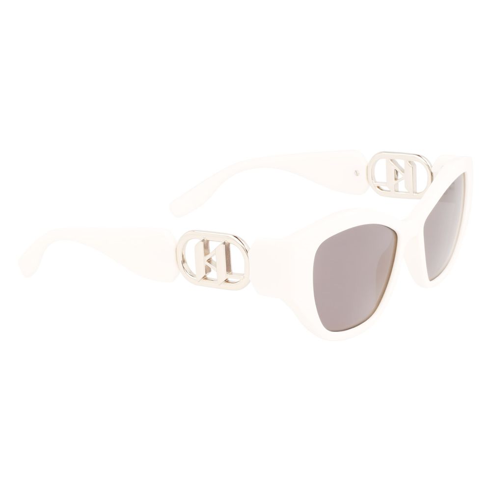 Karl Lagerfeld White Sprayed Sunglasses