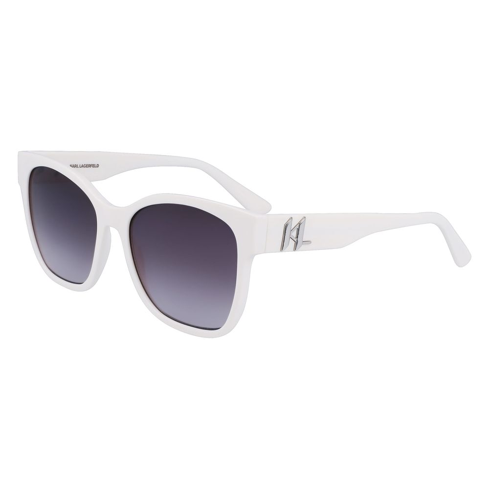 Karl Lagerfeld White Sprayed Sunglasses