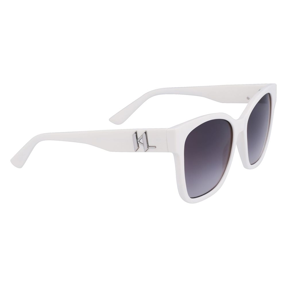 Karl Lagerfeld White Sprayed Sunglasses