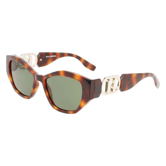 Karl Lagerfeld Brown Sprayed Sunglasses