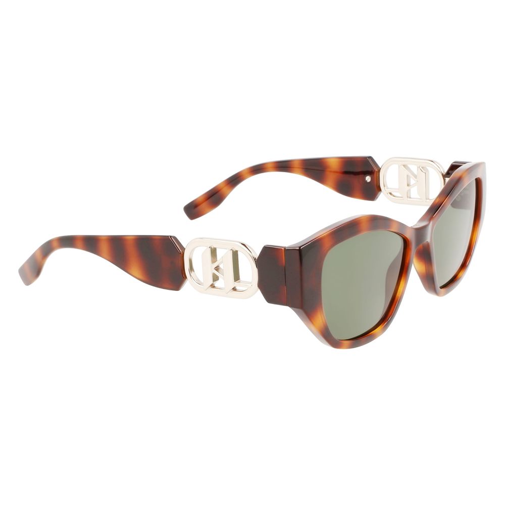 Karl Lagerfeld Brown Sprayed Sunglasses