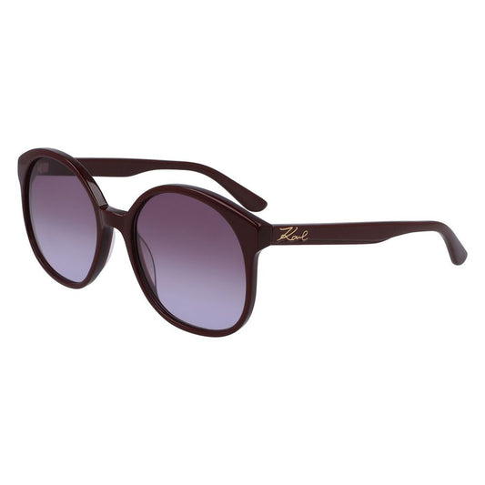 Karl Lagerfeld Bordeaux acetate sunglasses