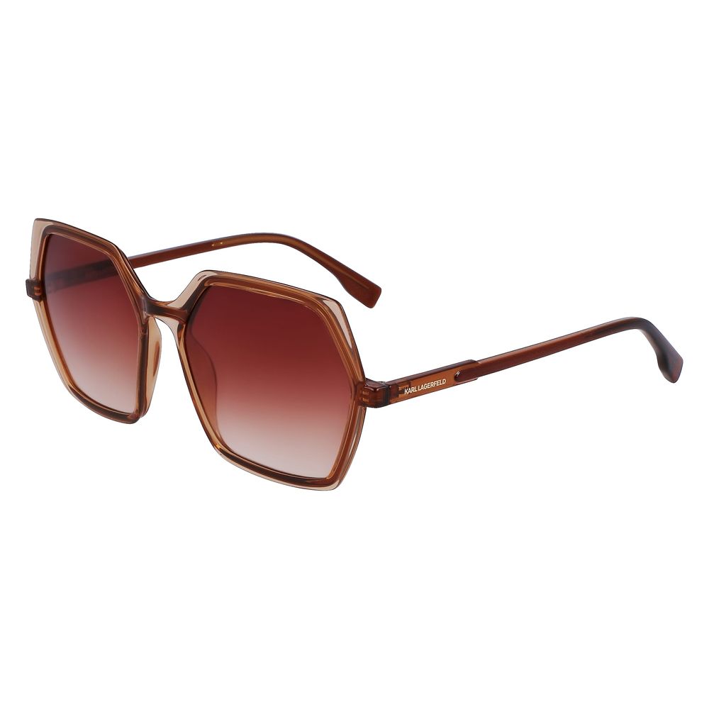 Karl Lagerfeld Brown Sprayed Sunglasses