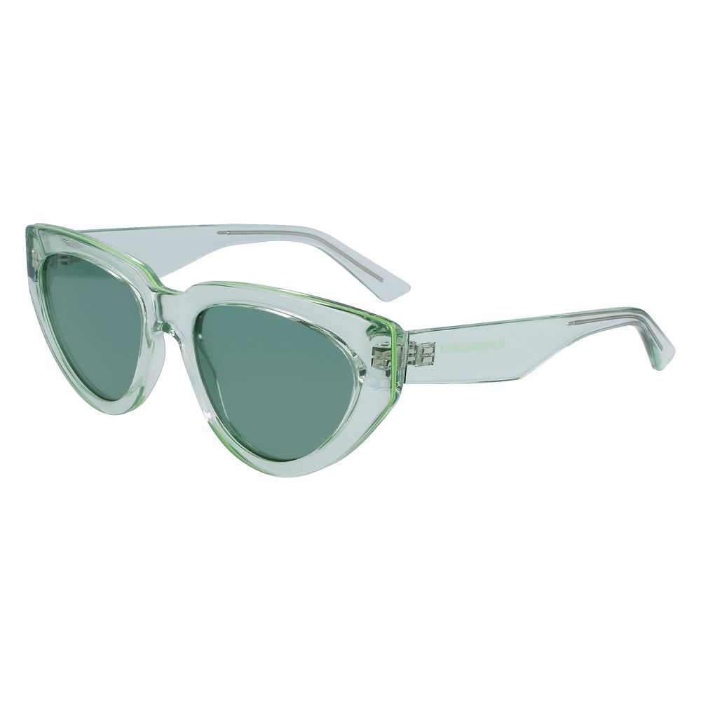 Karl Lagerfeld Green Sprayed Sunglasses