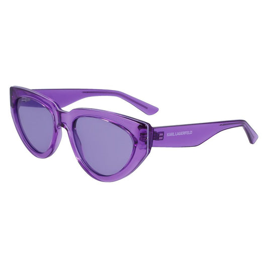 Karl Lagerfeld Purple Sprayed Sunglasses