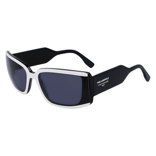 Karl Lagerfeld Schwarze Acetat-Sonnenbrille