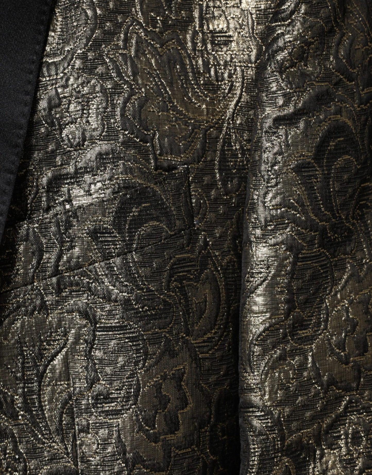 Dolce & Gabbana Gold SICILIA Jacquard-Mantel einreihig Blazer