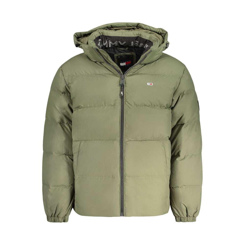 Tommy Hilfiger Grüne Polyester Männer Jacke