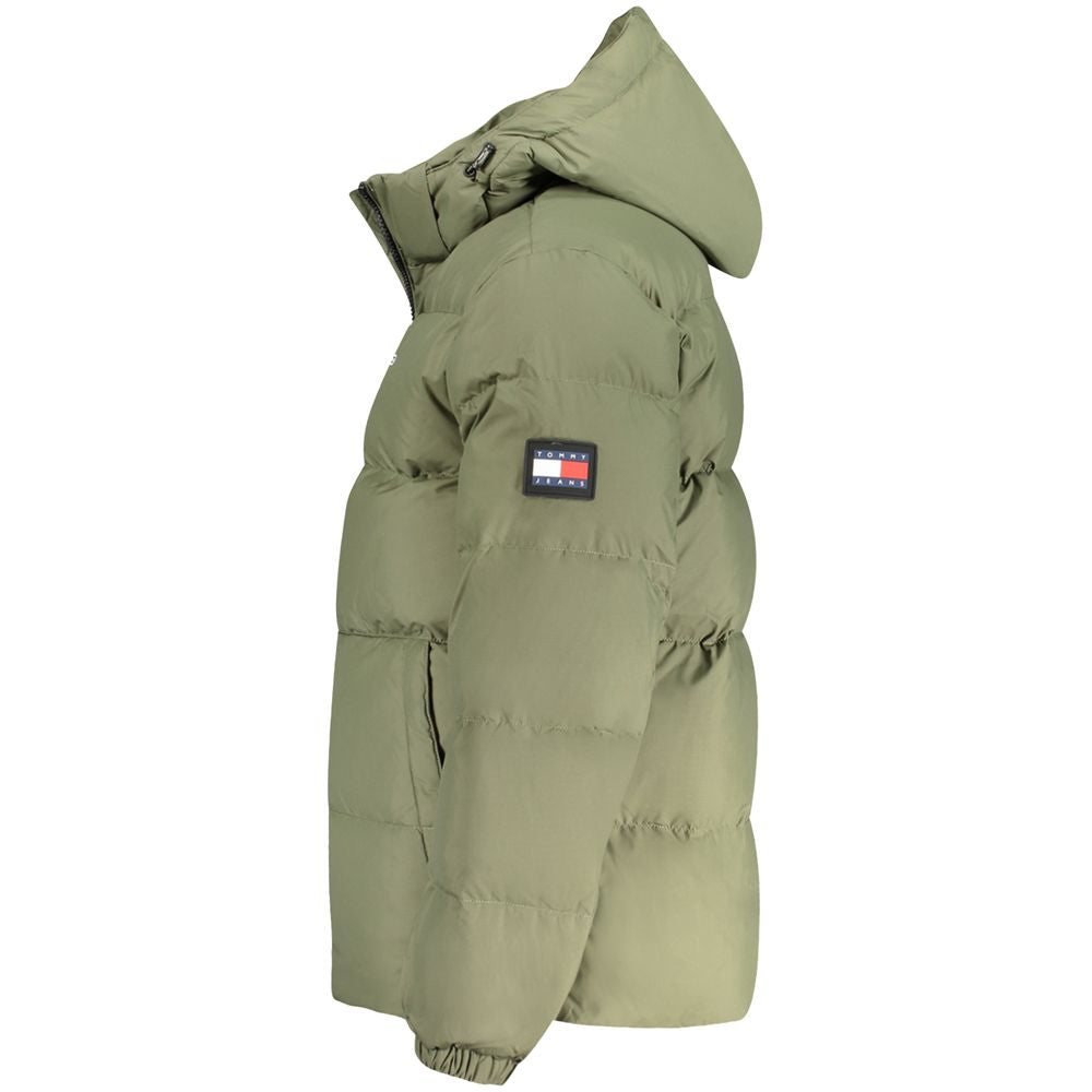 Tommy Hilfiger Grüne Polyester Männer Jacke